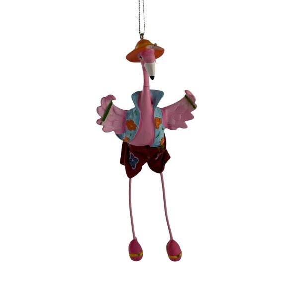 Flamingo Hawaiian Shirt Ornament Beach Decor - Picture 8 of 16